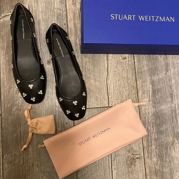 🆕 Stuart Weitzman Tammy XTAL ballet Flats - Picture 6 of 10